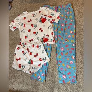 3-Piece Hello Kitty Pajama Bundle, Size Medium